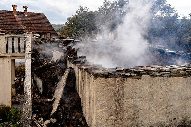 Professional Fire Damage Removal technician working in Bellaire, TX